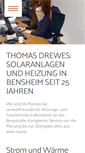 Mobile Screenshot of drewes-solar.de
